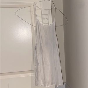 White Ladder Back Blouse Size S